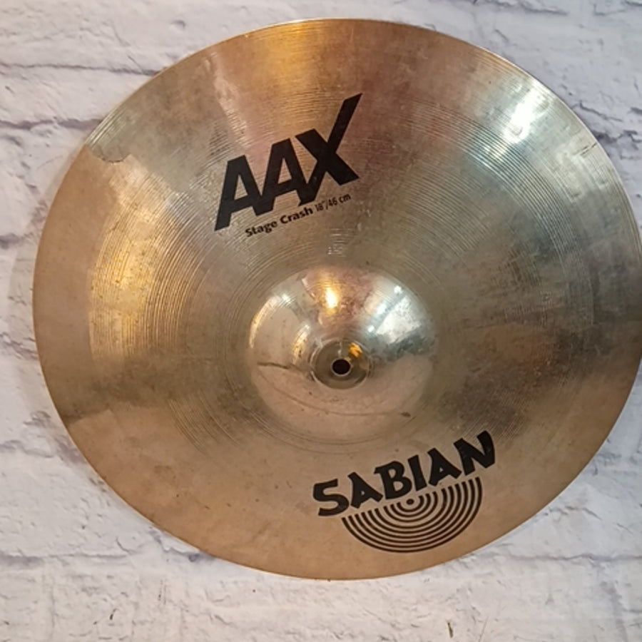 Sabian 18 AAX Stage Crash - CRACKED