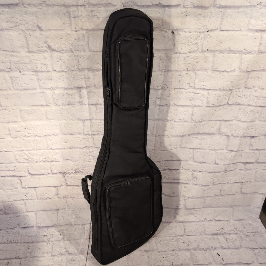 Bass Guitar Gig Bag with Shoulder Straps and Accessory Compartments