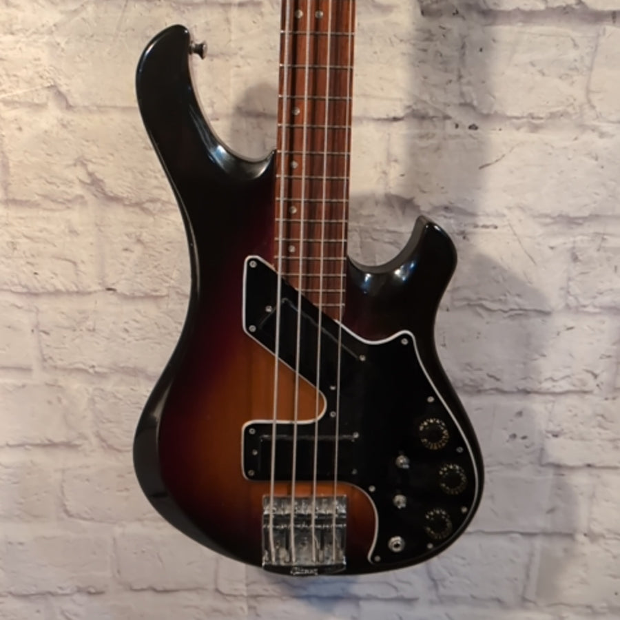 Gibson Victory Artist 4 String Bass Guitar USA Vintage 1982 Moog Electronics - Antique Fireburst