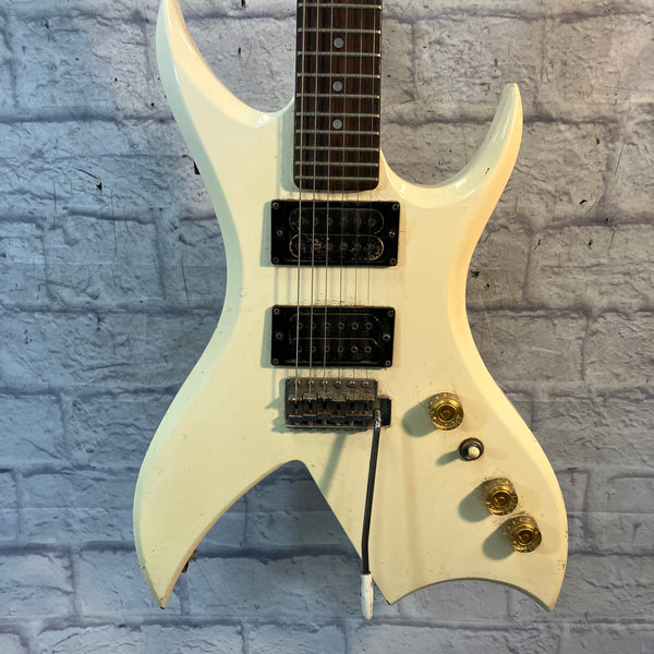 B.C Rich 日本製 white BC Rich Bich NJ Series Made in Japan Electric Guitar - Evolution Music