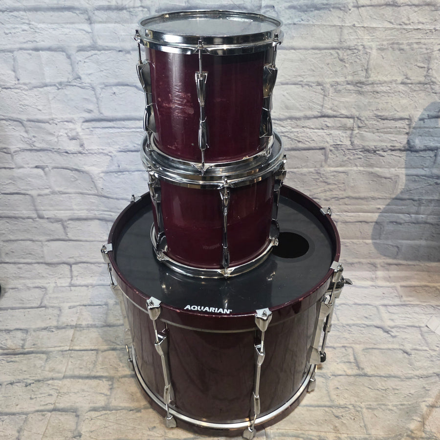 Yamaha Cranberry Red Stage Custom Drum Kit