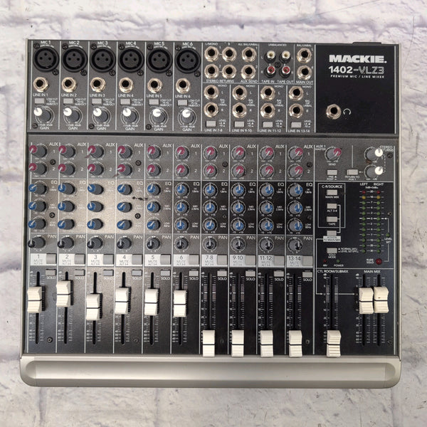 Mackie 1402-VLZ Pro 14-Channel Mic/Line Mixer - Evolution Music