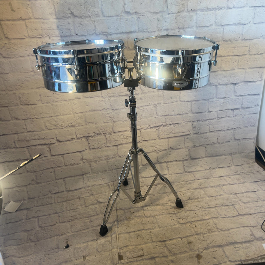 LP Latin Percussion Matador Timbales with CP Stand