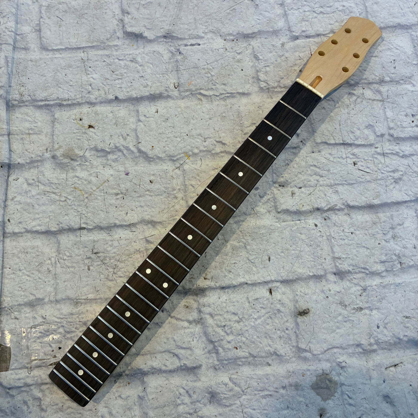 Unknown 22 Fret Danelectro Style Maple Electric Guitar Neck with Rosewood