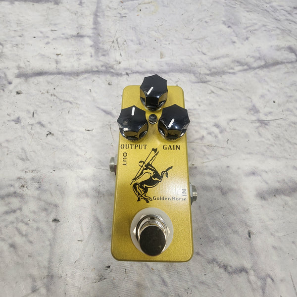 golden horse guitar pedal Mosky Overdrive Farbe:Jeans Dunkelblau Cykelhandsker True bypass footswitch for Pitchblack X Pedal Tuner