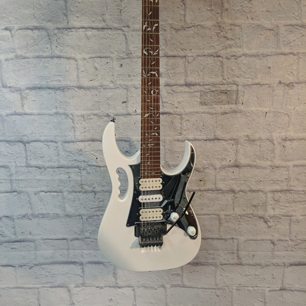Ibanez Jem Junior White Steve Vai Electric Guitar - Evolution Music