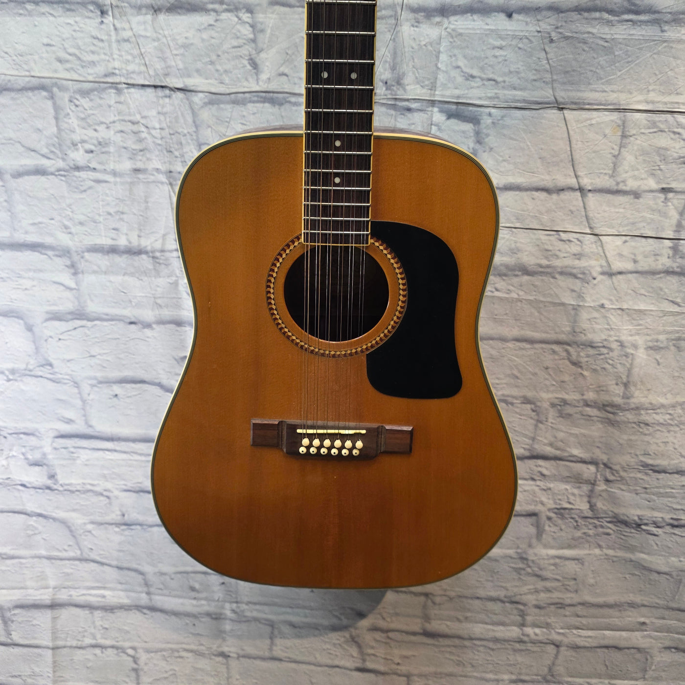 Washburn D10S12 Nat With Hard Case 12 String Acoustic Guitar