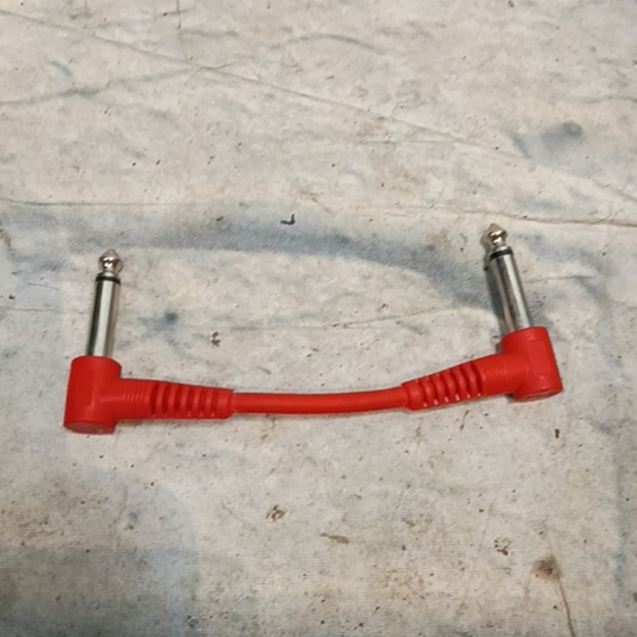 Unknown Pedal Patch Cable - Red Cables