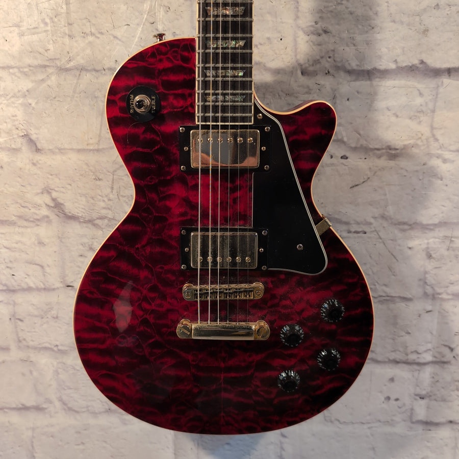 Agile 3010 Electric Guitar Red Quilted Maple