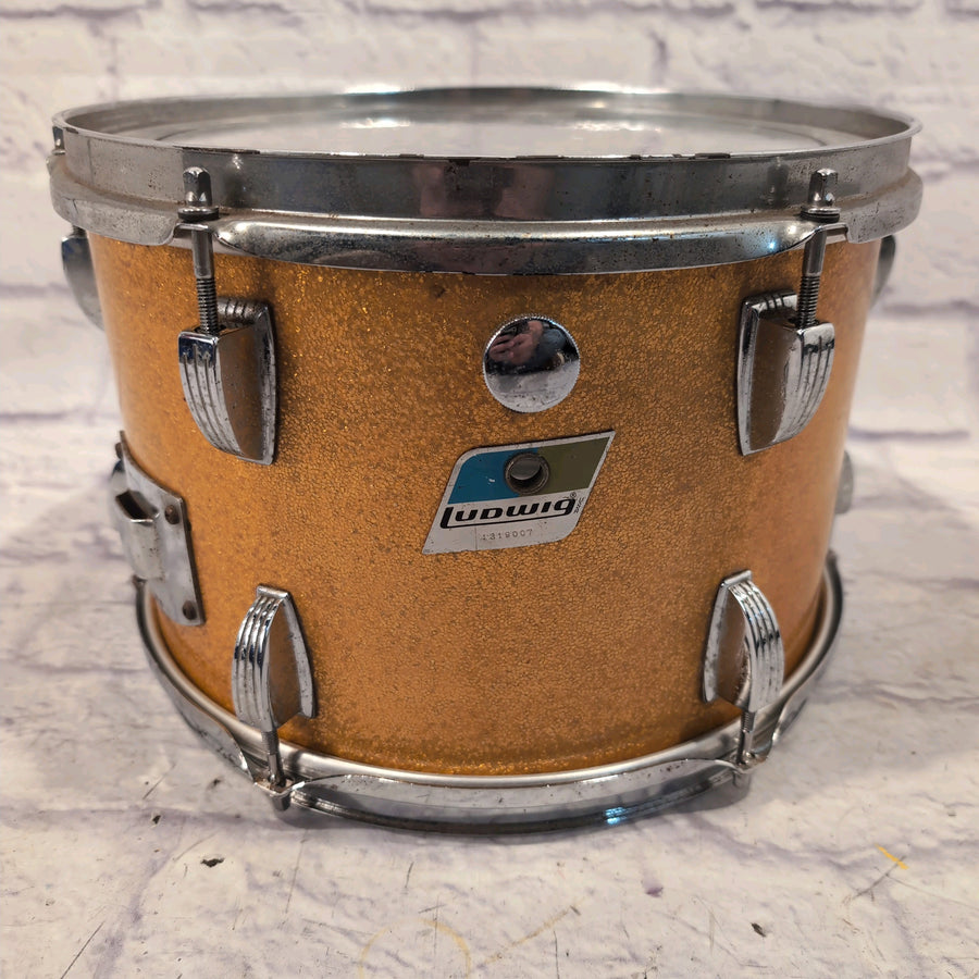 Ludwig 12x8 Gold Sparkle Tom 1970s Slot Mount