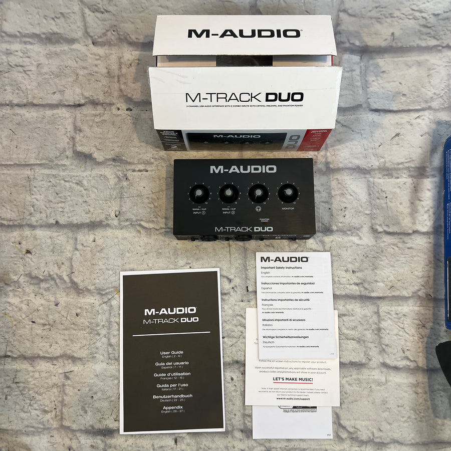 M-Audio M-Track Duo USB Recording Interface