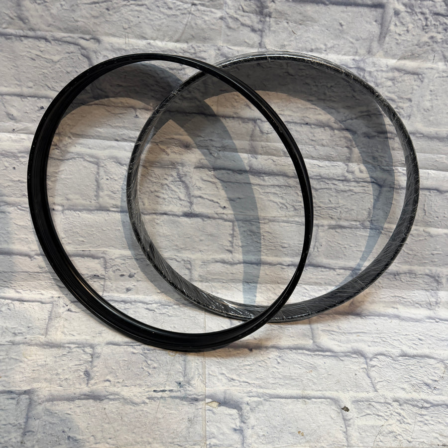 Drum Factory Direct 18' Powder Coated Black (set) Drum Hoop