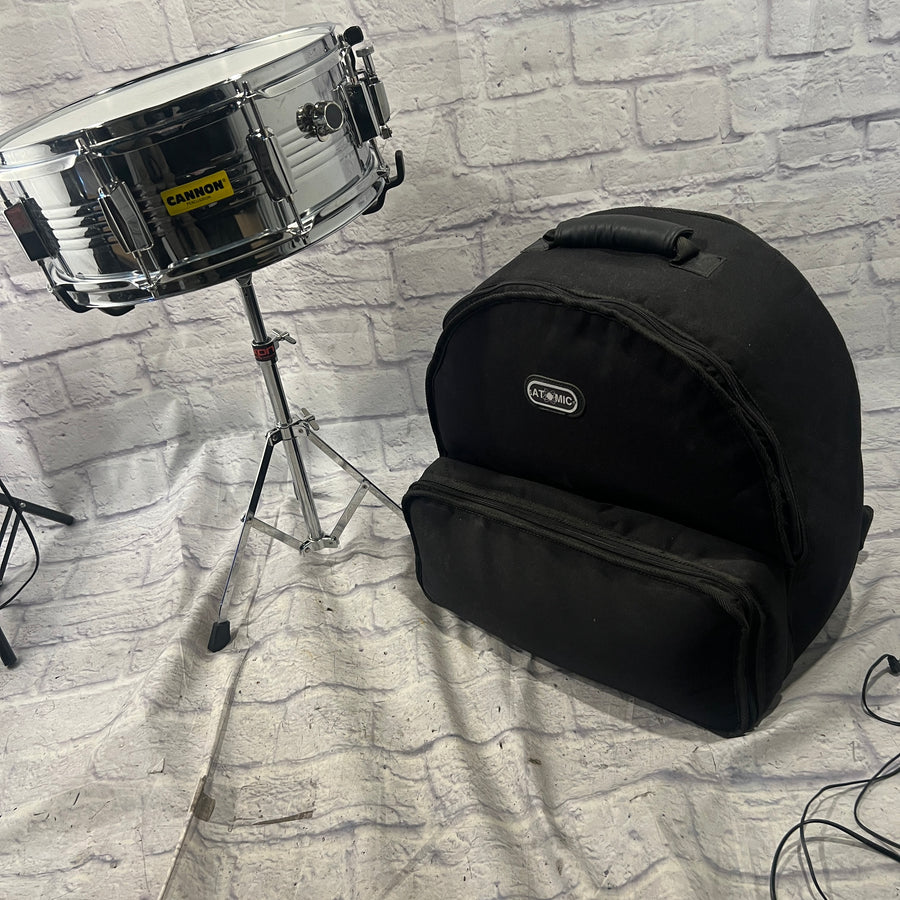 Cannon Student Snare with Case and Stand