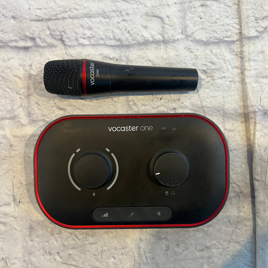 Focusrite Vocaster One with Microphone Audio Interface