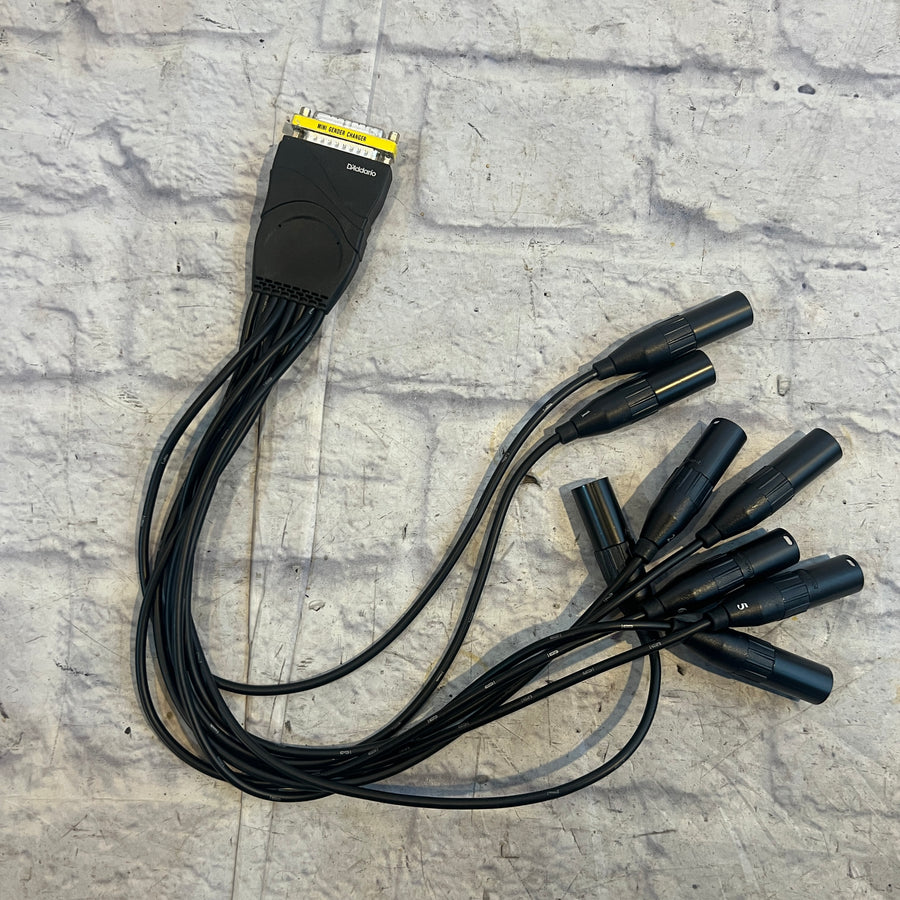 D'Addario PW-XLRMB-01 3' Modular snake System Snake