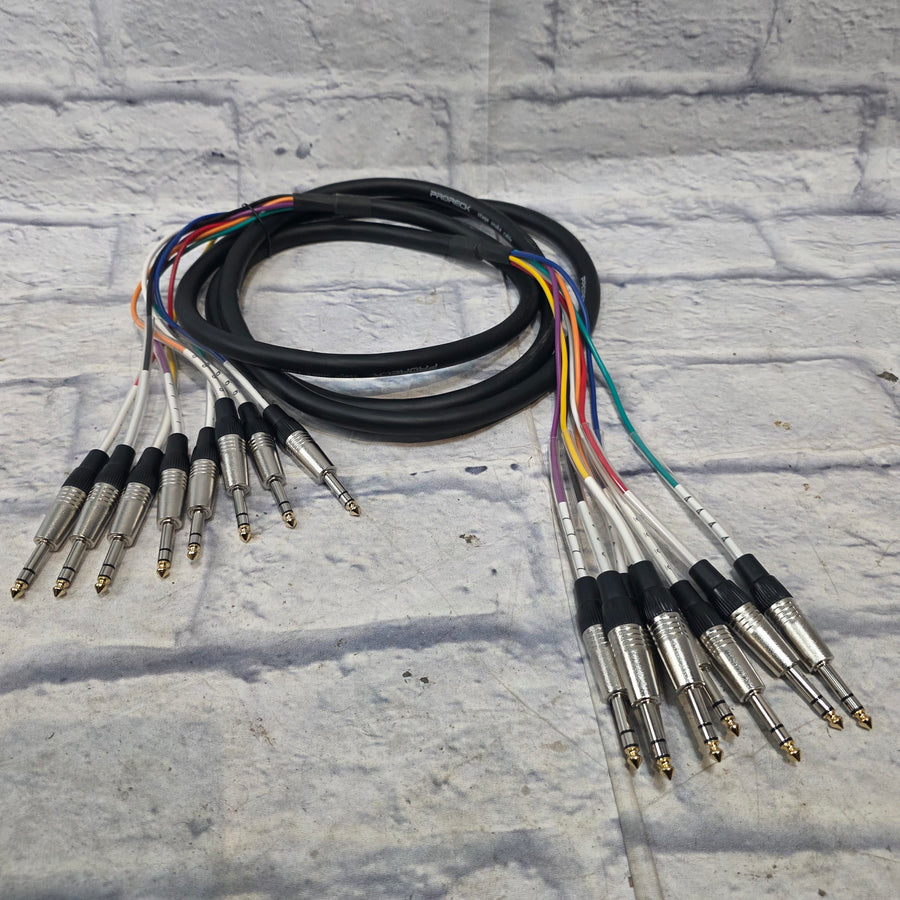 Hosa Snake - (8 Channel) TRS to TRS 10 Feet Snake