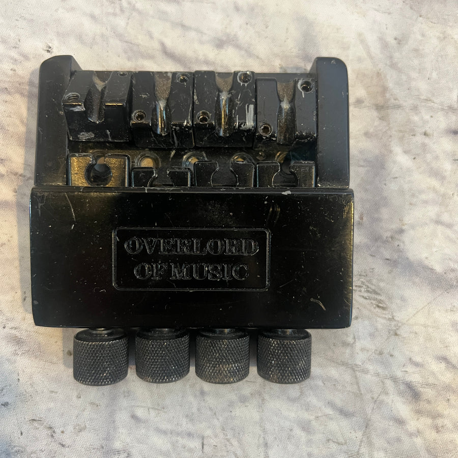 Overlord of Music Steinberger Style Bass Bridge Black
