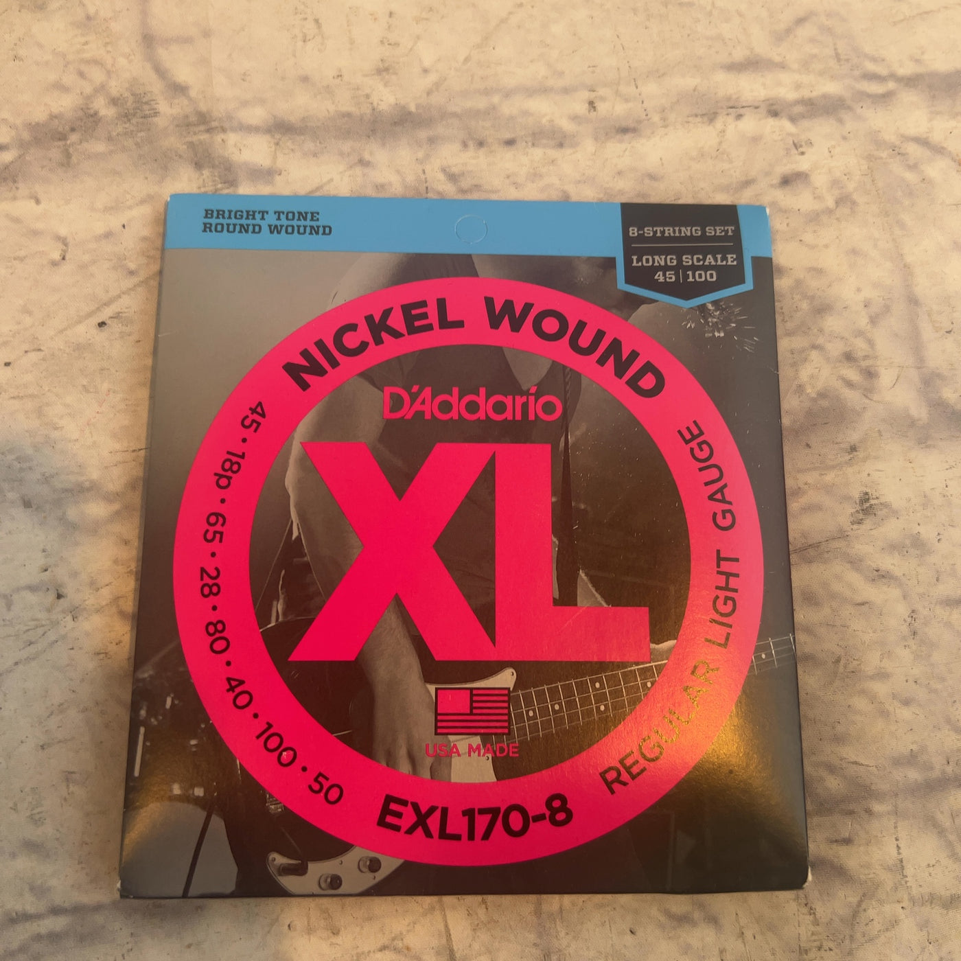 D'Addario EXL17-8 8-String Bass Strings