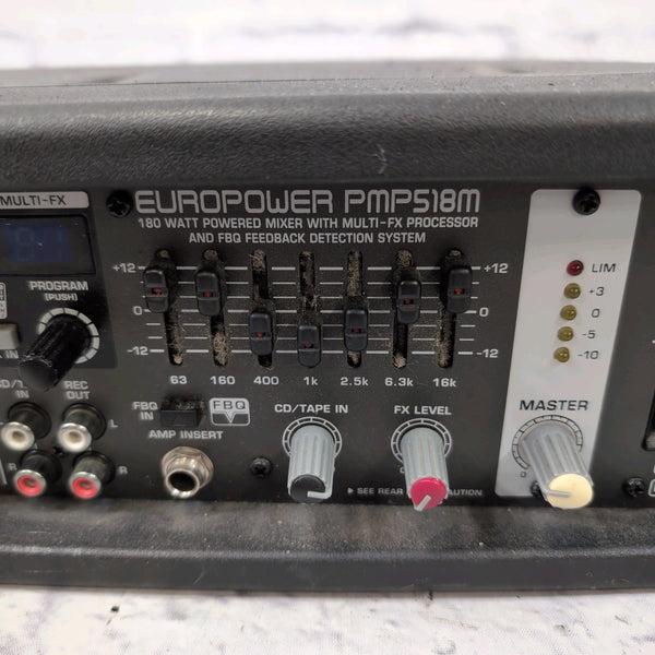 Behringer PMP518M Europower Powered Mixer - Evolution Music