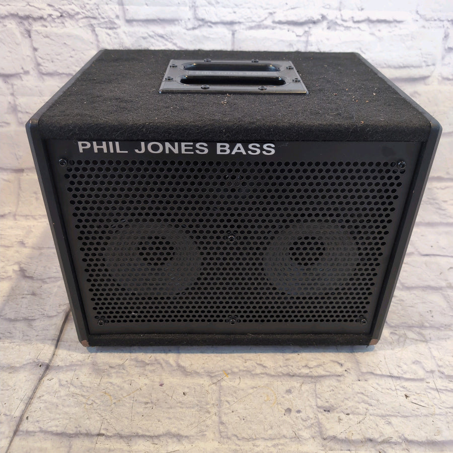 Phil Jones Bass CAB-27 200w 2x7'' 3'' Tweeter Bass Guitar Speaker Cabinet w/ Cover