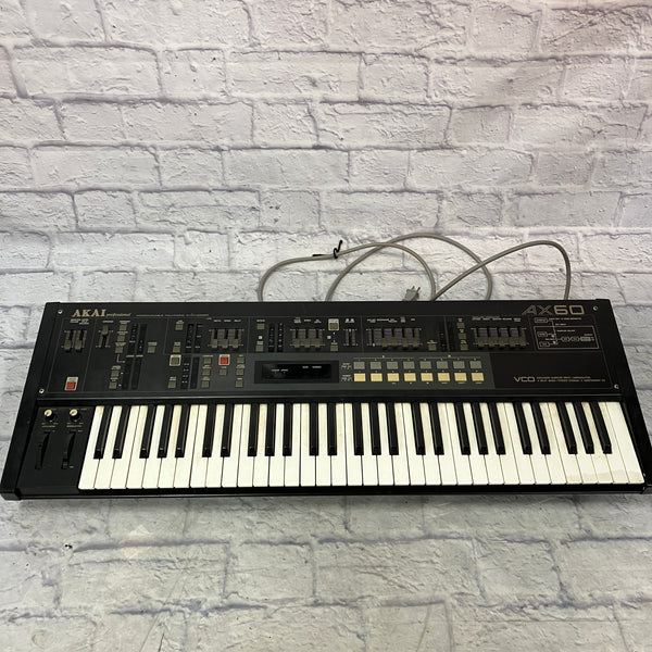 ayk☆ Akai AX60 1980s 61-Key Analog Synthesizer - Evolution Music