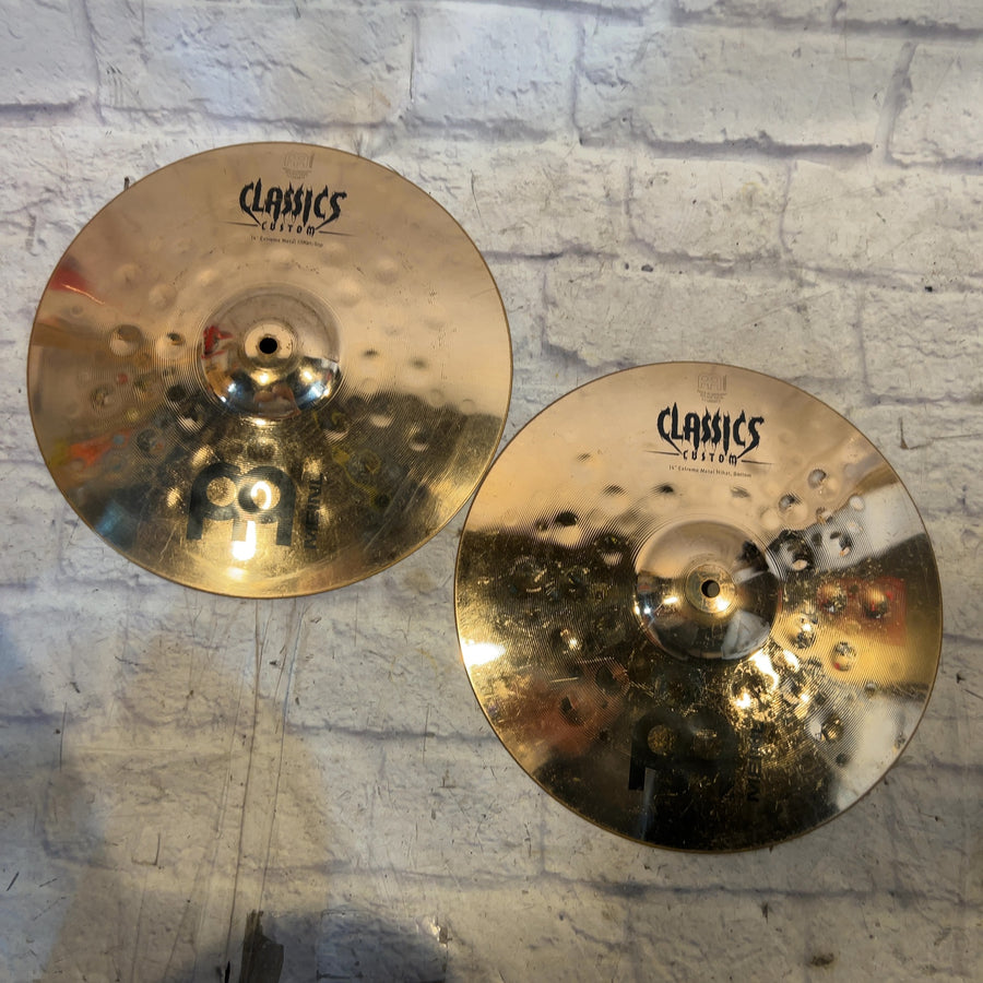 Meinl 14 Classics Custom Extreme Metal Hi Hat Cymbal Pair