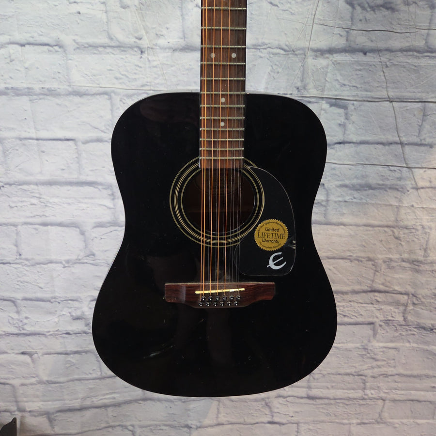 Epiphone PR-100-12/BK 12 String Acoustic Guitar