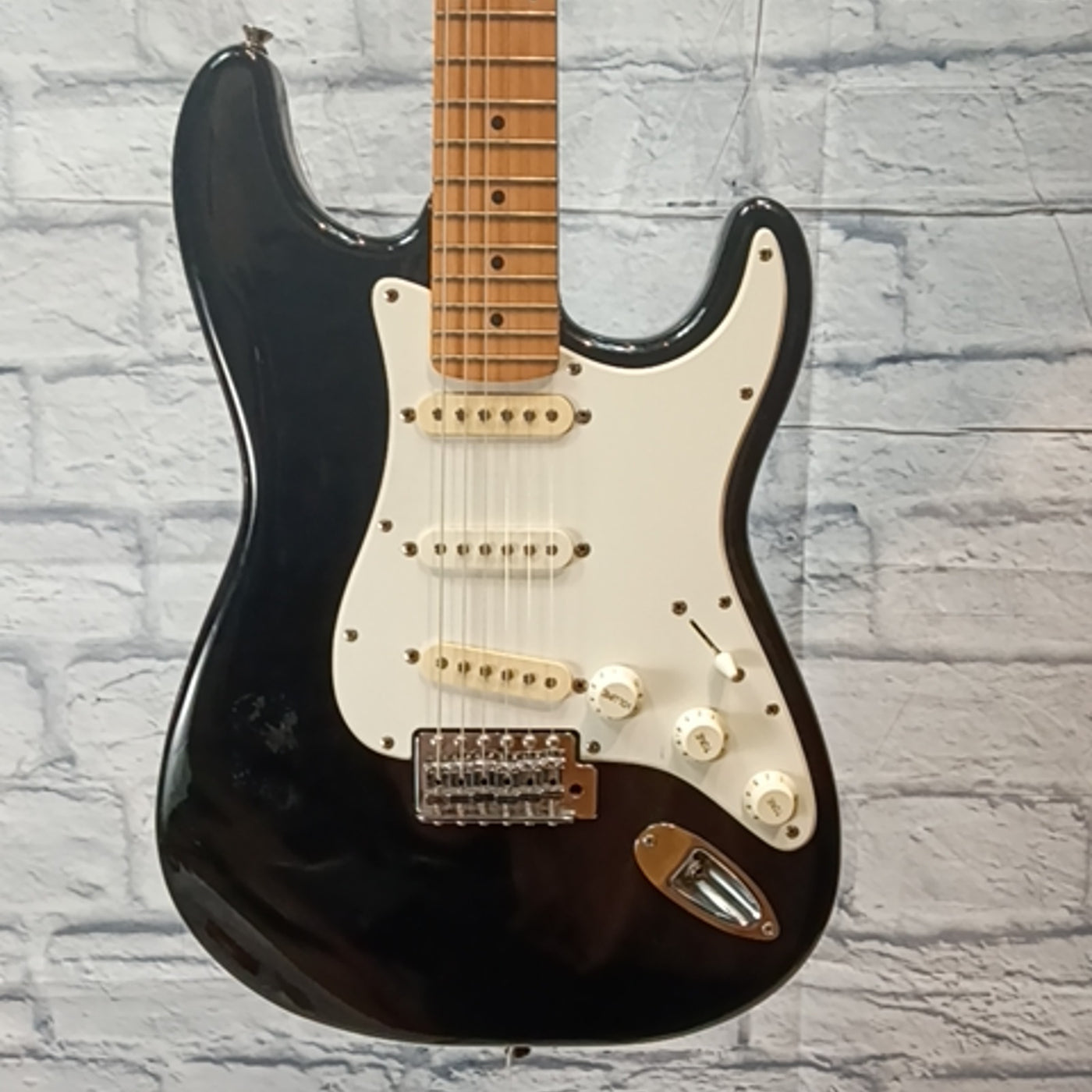 Squier Stratocaster Partscaster Electric Guitar - Black