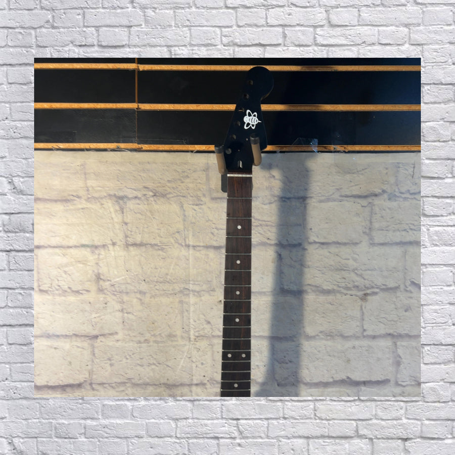 Unknown Strat Style Black 22 Fret Electric Guitar Neck