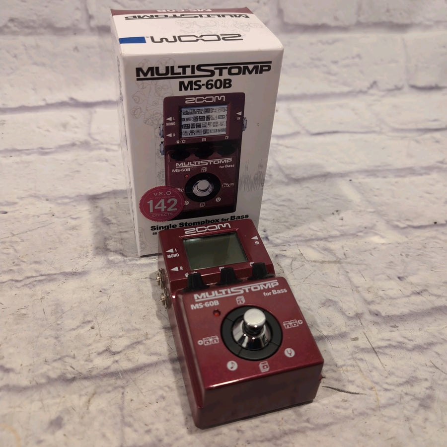 Zoom MS-60B MultiStomp Bass Guitar Pedal
