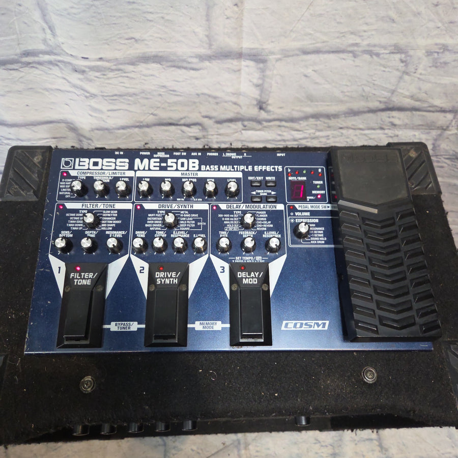 Boss ME-50B Bass Multiple Effects Effects Pedal