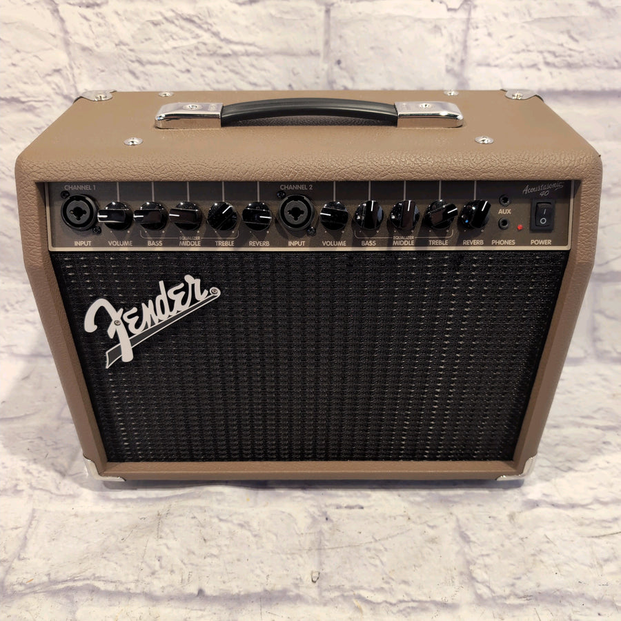 Fender Acoustasonic 40 2-Channel 40-Watt 2x6.5" Acoustic Guitar Amp