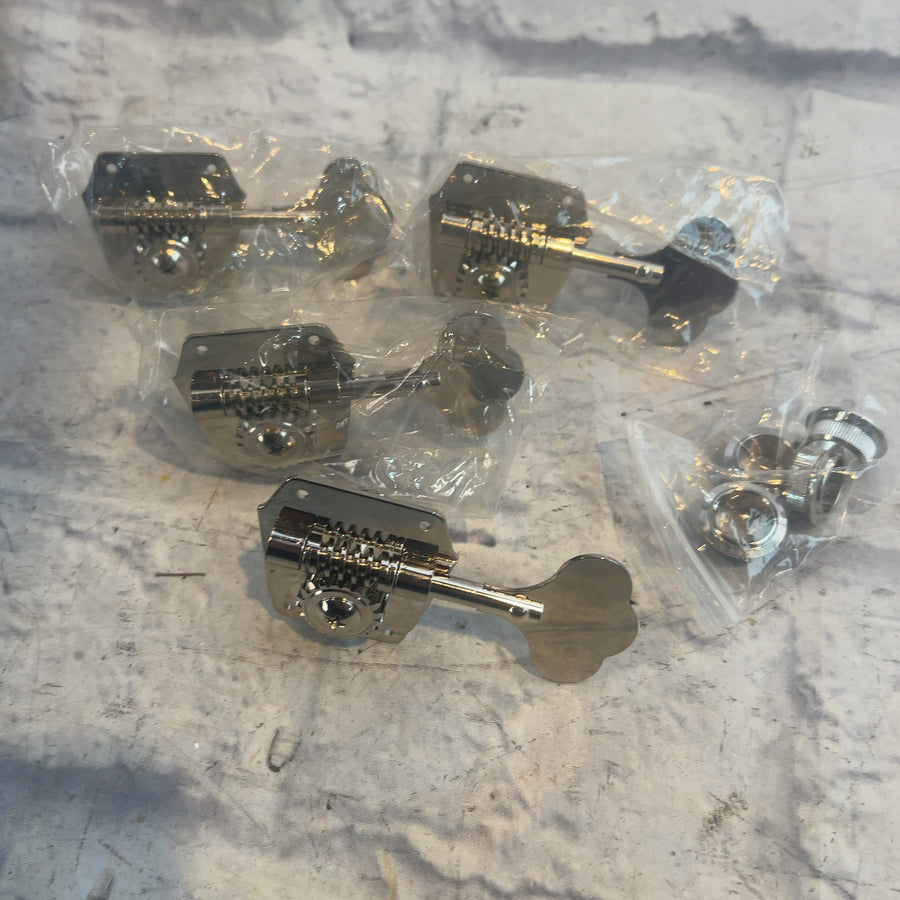 Unknown 4 String Bass Tuning Machines 4-In-Line