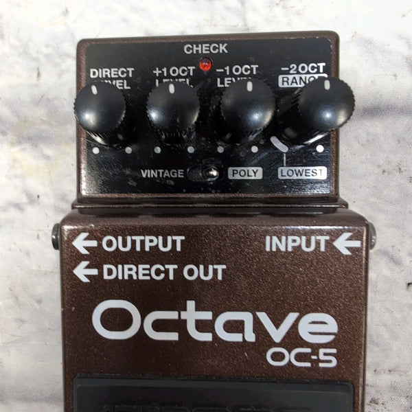 Boss OC-5 Polyphonic Guitar/Bass Octave Pedal - Evolution Music