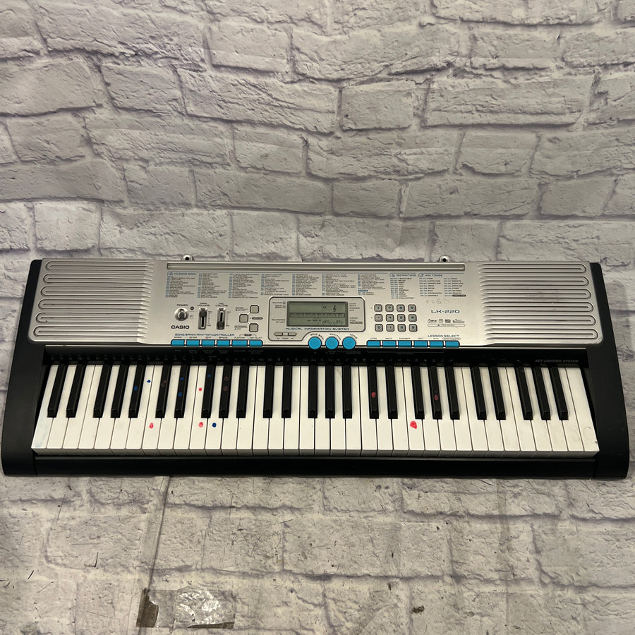 Casio LK-220 61-Key Electronic Keyboard with Lighted Keys
