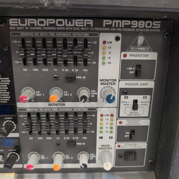 Behringer PMP980S Powered Mixer - Evolution Music