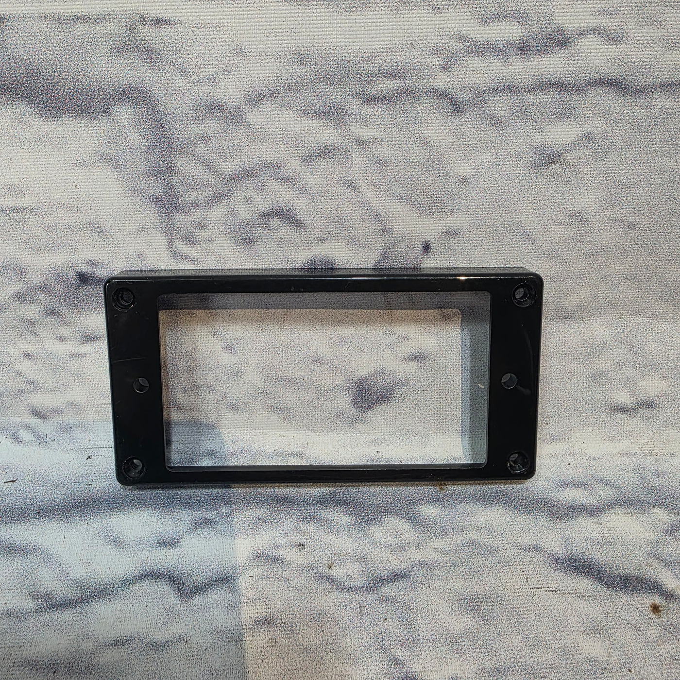 Unknown Black Humbucker Pickup Mounting Ring Electric Guitar Part