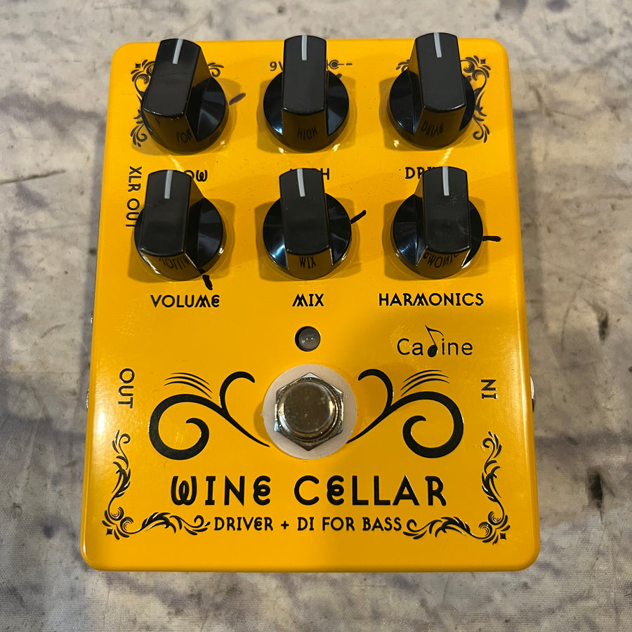 Caline Wine Cellar Driver + Bass DI Pedal