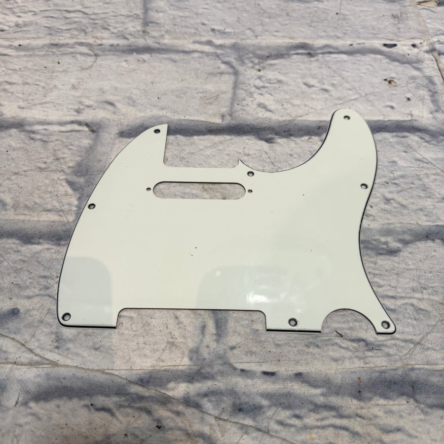 Unknown White Tele Eight Hole Pickguard Pickguard