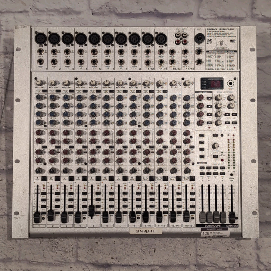 Behringer Behringer UB2442FX-Pro 16 Channel Mixer with Effects