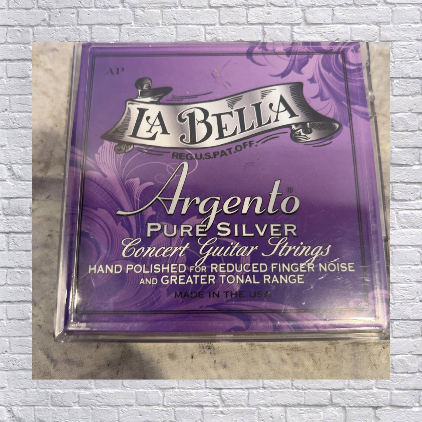 La Bella Pure Silver Hand Polished AP Guitar Strings, Full Set