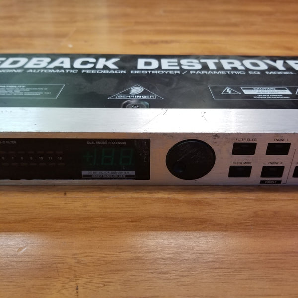 Behringer DSP1100 Parametric EQ / Feedback Eliminator Evolution Music