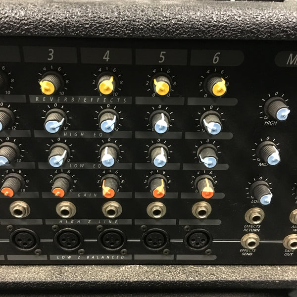 Crate PA6 6 Ch.Powered MIxer PA Head Evolution Music