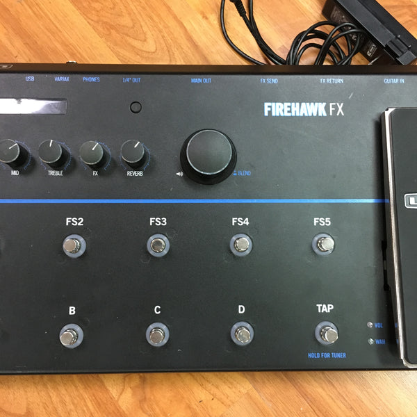 Line 6 Firehawk Multi Effects w Power Supply - Evolution Music