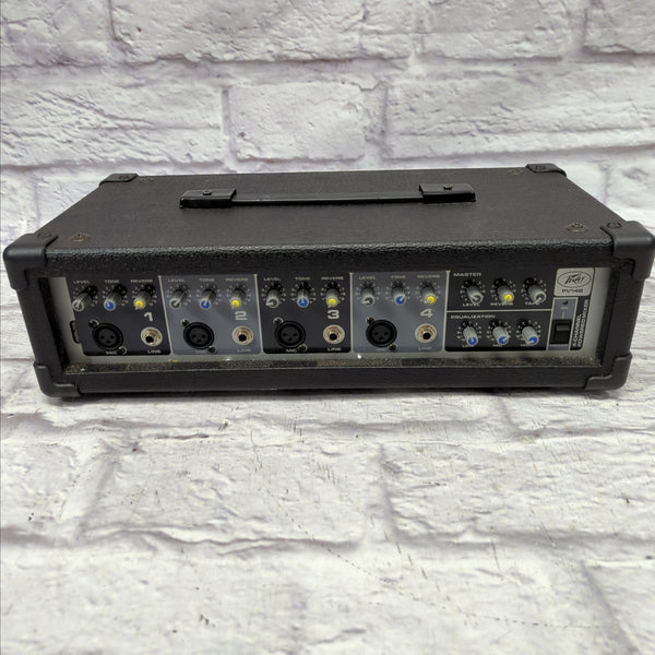 Peavey PVi4B 4 Channel 100 Watt Powered Mixer Amp PA Head - Evolution Music