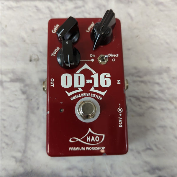 hao pedals Hao OD-16 Omega Drive 16 Overdrive Pedal