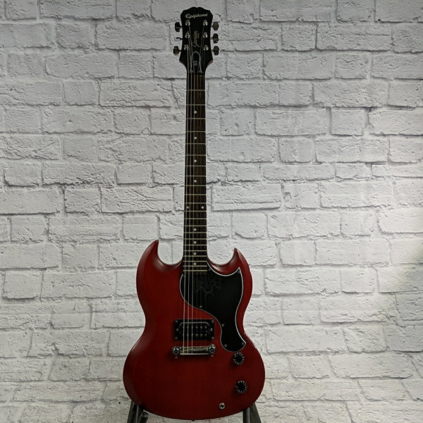 Epiphone SG Jr 90 Electric Guitar - Satin Red - Evolution Music
