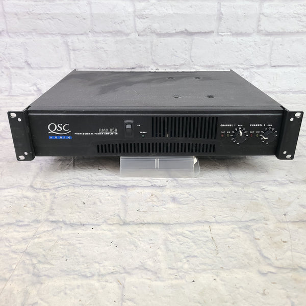 アンプ QSC PROFESSIONAL POWER AMPLIFIER RMX 850 Open Box QSC RMX 850 Power Amp | Guitar Center