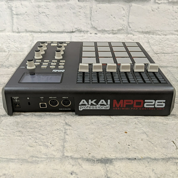 Akai MPD26 USB MIDI DJ Pad Controller - Evolution Music