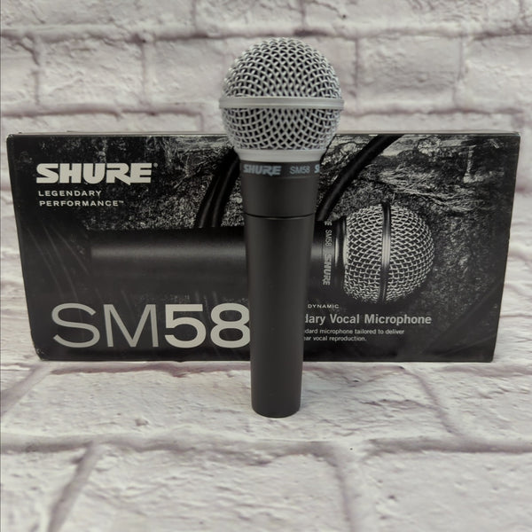 Shure SM58 w/ Box Microphone - Evolution Music